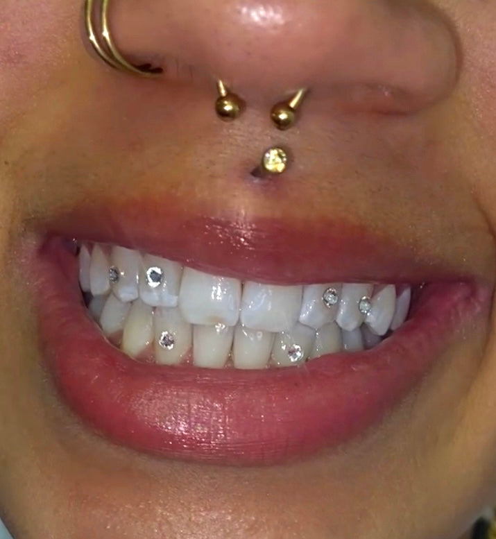 Swarovski Crystal Tooth Gem