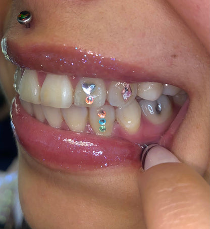 Swarovski Crystal Tooth Gem