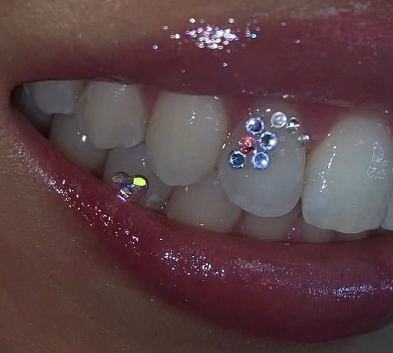 Swarovski crystal tooth on sale gems